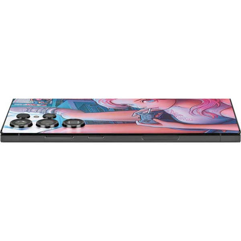 Pink Hair Anime Gamer Girl by Ivy Dolamore Galaxy S25 Ultra Skin
